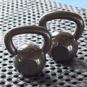 Everyday Essentials 45 Pound Full Body Fitness Exercise Strength Training Free Weight Kettlebell Weight Equipment for Home and Gym Workouts