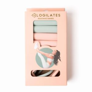 Blogilates Resistance Bands 2pk - Green/Pink
