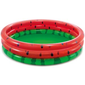 Intex 66-Inch Round Inflatable Outdoor Kids Swimming and Wading Watermelon Pool for Ages 2 and Up