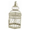 21"H Iron Bird House - Ivory - Olivia & May