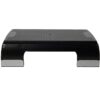 Mind Reader Black Anti-Slip Fitness Stepper