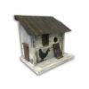 Home Bazaar HBA-1012 Handcrafted Freestanding Cumberland Chicken Coop Hen House Birdhouse for Wrens, Finches, Chickadees, and More