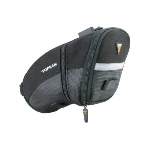 Topeak Aero Wedge Seat Bag: QuickClick, Large, Black