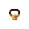 Everlast Vinyl Coated Iron Kettlebell Home Gym Strength Exercise Weight Lifting Training Accessory, 5 Pounds, Gold