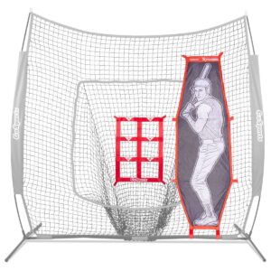 GoSports BASB-SZ-02 Xtraman Batter Target & Strike Zone Baseball & Softball Pitching Accuracy Training Aid Kit (Targets Only)