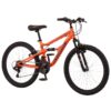 Mongoose Standoff 24" Kids' Mountain Bike - Orange