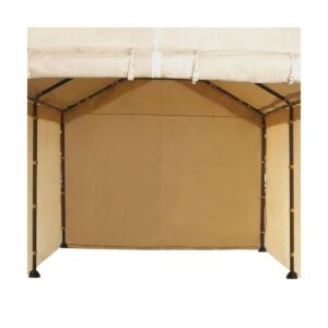 Caravan Canopy CVAN12002110160 Mega Domain Carport 4 Sidewalls, Tan