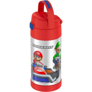 Thermos Mario Kart 12oz FUNtainer Water Bottle with Bail Handle - Red