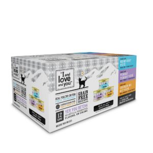I and Love and You Pate All Day Wet Cat Food Variety Pack - 3oz/12ct