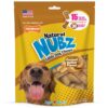 Nylabone Nubz Peanut Butter Large Chews Dog Treats - 15ct
