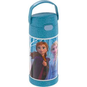 Thermos Frozen 2 12oz FUNtainer Water Bottle with Bail Handle - Blue Glitter