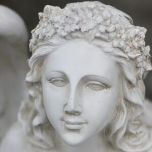 Northlight 19.75" Angel with Shell Religious Outdoor Patio Garden Statue Bird Feeder - White