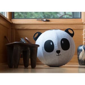 Vivora Niko Children's Anti Burst Inflatable 18 Inch Spherical Bounce Exercise Ball Ergonomic Chair, Panda Bear