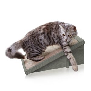 Way Basics Eco Incline Cat Scratcher - Gray