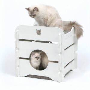 Catit Vesper Cat Litter Cottage - White