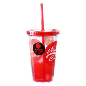 Just Funky Fallout Nuka Cola 16oz Carnival Cup w/ Molded Ice Cubes