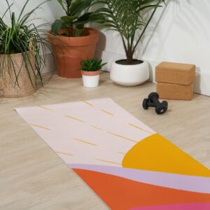 Sunshinecanteen Laurel Canyon Sunrise (6mm) 24" x 70" Yoga Mat - Society6