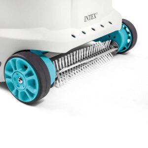 Intex 28005E 700 Gallons Per Hour Automatic Backyard Swimming Pool Floor and Wall Cleaner Robot Vacuum with 21 Foot Hose and 0.48-Gallon Filter Basket