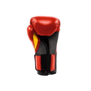 Everlast Pro Style Elite Exercise Workout Training Boxing Gloves for Sparring, Heavy Bag and Mitt Work, Size 16 Ounces, Red/Black