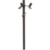 Liberty Garden LBG-693-T Steel Freestanding Industrial Garden Water Hose Stand with Brass Bib Holds up to 150' of 5/8" Hose, Bronze