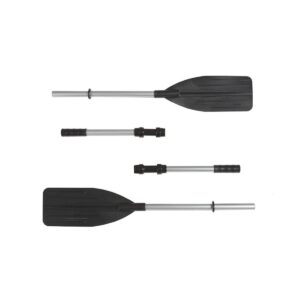 Intex Excursion 5 Inflatable Boat Set & 2 Transom Mount 8 Speed Trolling Motors