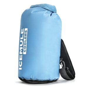 IceMule 1005 Classic Medium Collapsible Portable Soft Sided Roll Top 15 Liter 12 Can Lightweight Insulated Waterproof Leak Proof Backpack Cooler
