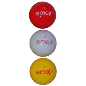Emoji Golf Balls - 6pk