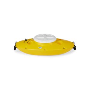 CreekKooler Kayak or Canoe River Floating Beverage & Food Storing Cooler, Yellow
