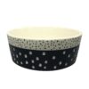 Stoneware Pet Bowl with Carved Pattern - Boots & Barkley™