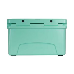 Driftsun Heavy Duty Rotomolded Thermoplastic UV Resistant Portable 45 Quart Insulated Hardside Ice Chest Beverage Cooler, Sea Foam