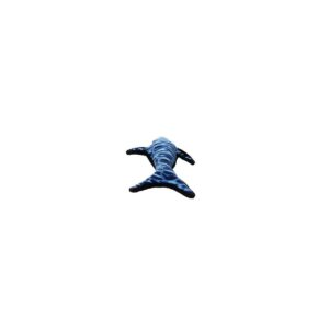 Tuffy Ocean Creature Whale Dog Toy - Blue - L