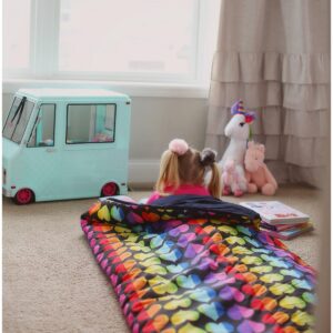 Wildkin Rainbow Hearts Original Sleeping Bag