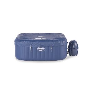 Bestway 60022E SaluSpa Hawaii 71-Inch x 26-Inch 6 Person Outdoor Inflatable Hot Tub Spa with Air Jets, Pump, 2 Filter Cartridges, and Tub Cover, Navy