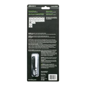 Dorcy 2000 Lumens USB Rechargeable LED Flashlight Power Bank