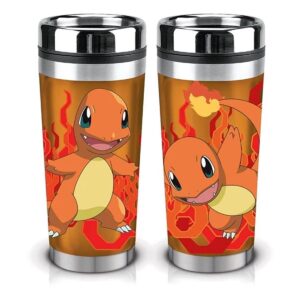 Just Funky Pokemon Charmander 16oz Travel Mug