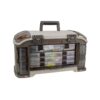Plano Guide 787 Series Angled StowAway Rack Tackle Box Case System for Fishing Storage with 5 Removable Bait Utility Boxes, Sandstone