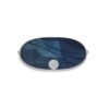 JumpSport Medium Wurf Board Fully Adjustable Air-Spring Office Standing Desk Anti-Fatigue Mat, Maui Ocean Blue