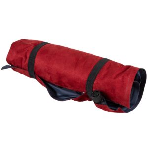 Stansport Self Inflating Outdoor Camping Pillow Seat Cushion Burgundy Grey