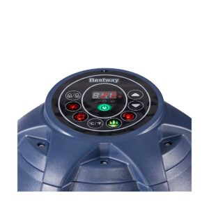 Bestway 60022E SaluSpa Hawaii 71-Inch x 26-Inch 6 Person Outdoor Inflatable Hot Tub Spa with Air Jets, Pump, 2 Filter Cartridges, and Tub Cover, Navy