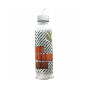 Just Funky One Punch Man 18oz Glass Water Bottle