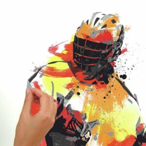 Men's Lacrosse Champion Peel and Stick Giant Wall Decal - RoomMates