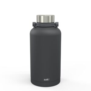Zak Designs! 64oz Double Wall Stainless Steel Growler - Dark Gray