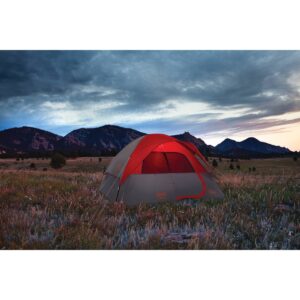 Coleman Flatwoods II 6-Person Dome Tent - Gray/Red