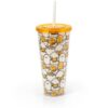 Seven20 Sanrio’s Gudetama 20 Oz Insulated Tumbler With Lid & Straw