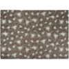 Drymate Cat Litter Trapping Mat - Flowers Gray