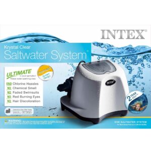Intex Krystal Clear Saltwater System for 7000 Gallon Above Ground Swimming Pool, 110-120V with GFCI