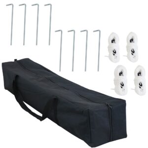 12'x12' Quick-Up Steel Frame Canopy with Carrying Bag White - Sunnydaze