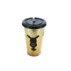 Just Funky Pokemon Pikachu Silhouette Gold 16oz Carnival Cup