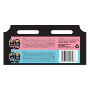 Sheba Perfect Portions Paté In Natural Juices Premium Wet Cat Food Salmon & White Fish Entrée - 2.6oz/12ct Variety Pack