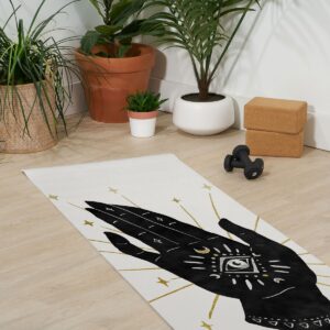 AvenieMystic Hand with Eye (6mm) 24" x 70" Yoga Mat - Society6
